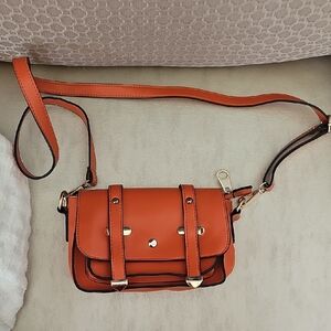 Stylish Orange Crossbody Bag